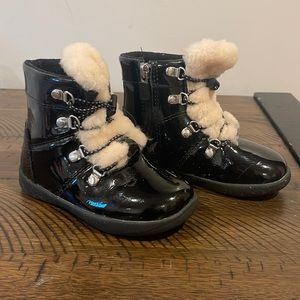 UGG Patent Leather black boots